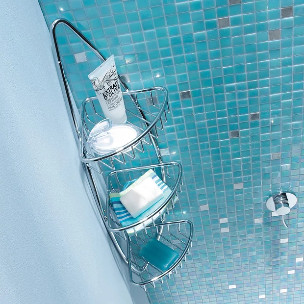 Crosswater - Solo Corner Triple Wire Basket 4 Crosswater - Solo Corner Triple Wire Basket - Image 2