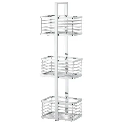 Arezzo 3-Tier Freestanding Shower Caddy Chrome