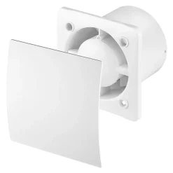Arezzo 100mm Silent Extractor Fan - Timer - White -Bostik Shop azkws1wl 1