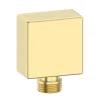 Arezzo Square Brushed Brass Outlet Elbow 1 Arezzo Square Brushed Brass Outlet Elbow -Bostik Shop azoesbb