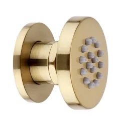 Arezzo Brushed Brass Body Jet - 1 X Slim Round Jet -Bostik Shop azrdjbbl