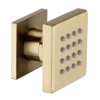 Arezzo Brushed Brass Body Jet - 1 X Slim Square Jet -Bostik Shop azsqjbb detail04