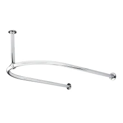 Bayswater U-Shaped Traditional Shower Curtain Rail