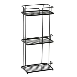 Cruze Bathroom Cruze Black 3-Tier Freestanding Shower Caddy
