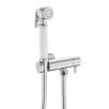 Chatsworth Traditional Douche Shower Spray Kit With Bar Shut-Off Valve And Hose Chrome -Bostik Shop chtdk21ch l
