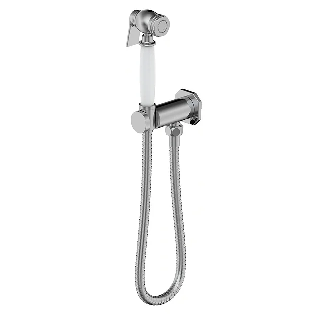Chatsworth Traditional Douche Shower Spray Kit With Outlet Elbow Wall Bracket And Hose Chrome 3 Chatsworth Traditional Douche Shower Spray Kit With Outlet Elbow Wall Bracket And Hose Chrome