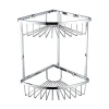 Bristan Two Tier Corner Fixed Wire Basket