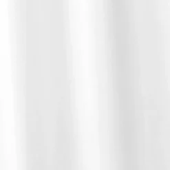 Croydex White Plain PVC Shower Curtain W1800 X H1800mm