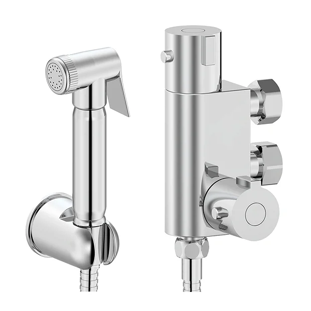 Cruze Bathroom Cruze Round Douche Thermostatic Bar Valve With Shower Spray Kit Chrome 5 Cruze Bathroom Cruze Round Douche Thermostatic Bar Valve With Shower Spray Kit Chrome - Image 3
