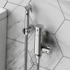 Cruze Bathroom Cruze Round Thermostatic Douche Bar Valve Chrome