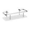 Smedbo Sideline Soap Basket - Polished Chrome / White -Bostik Shop dk3004 l