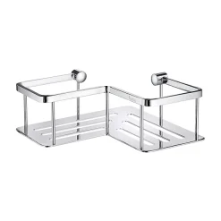 Smedbo Sideline Corner Soap Basket - Polished Chrome
