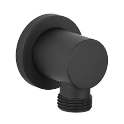 Arezzo Matt Black Round Elbow For Concealed Showers 5 Arezzo Matt Black Round Elbow For Concealed Showers -Bostik Shop egwo01b lrg