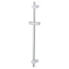 Bristan - EVO Riser Rail With Adjustable Fixing Brackets - White/Chrome -Bostik Shop evcadr01wc ln