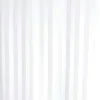 Eurosh Extra Wide Satin Stripe Shower Curtain W2400 X H1800mm - White