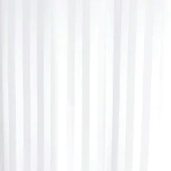 Eurosh Extra Wide Satin Stripe Shower Curtain W2400 X H1800mm - White