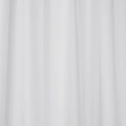 Croydex White Textile Shower Curtain W1800 X H1800mm