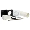 Xpelair Simply Silent Timer Square Extractor Fan With Fitting Kit 100mm -Bostik Shop lv100t d1
