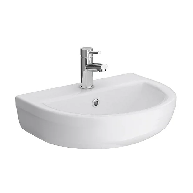 Victorian Plumbing 555mm 1TH Ceramic Basin 3 Victorian Plumbing 555mm 1TH Ceramic Basin