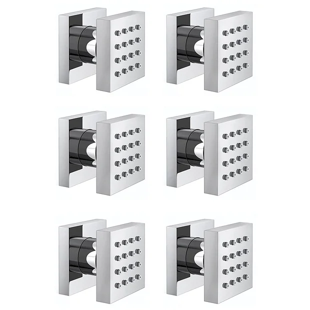 Milan Bathroom Milan Body Jet - 6 X Slim Square Jets 4 Milan Bathroom Milan Body Jet - 6 X Slim Square Jets - Image 2