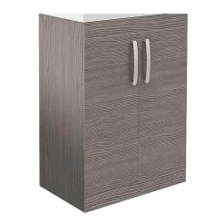 Victorian Plumbing Brooklyn 600mm Grey Avola Floor Standing Vanity Cabinet (excluding Basin) -Bostik Shop mod503 l