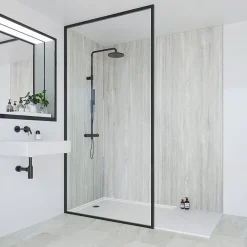 Multipanel Classic Jupiter Silver Bathroom Wall Panel