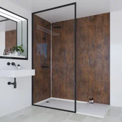 Multipanel Linda Barker Corten Elements Bathroom Wall Panel