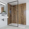 Multipanel Linda Barker Salvaged Plank Elm Bathroom Wall Panel