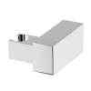 Milan Bathroom Milan Square Chrome ABS Modern Wall Mounted Handset Holder -Bostik Shop msqhdr l