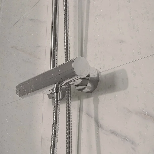 Multipanel Tile Effect Levanto Marble H2400 X W598mm Bathroom Wall Panel - Hydrolock Tongue And Groove 7 Multipanel Tile Effect Levanto Marble H2400 X W598mm Bathroom Wall Panel - Hydrolock Tongue And Groove - Image 5