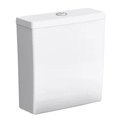 Victorian Plumbing Bianco/Marina Dual Flush Cistern