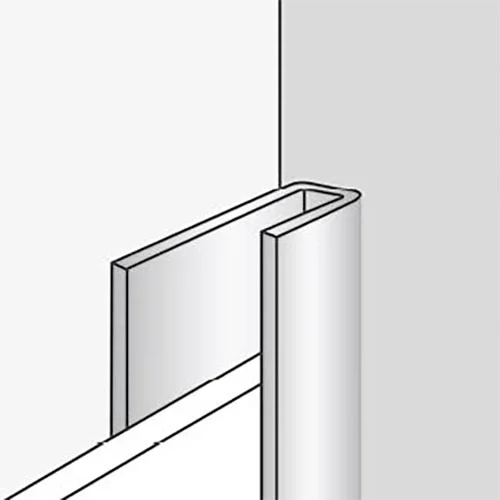 Victorian Plumbing Orion Black End Trim For Wall Tile Panels 3 Victorian Plumbing Orion Black End Trim For Wall Tile Panels