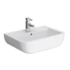 Victorian Plumbing Pro 600 550mm 1TH Ceramic Basin -Bostik Shop pot085op l