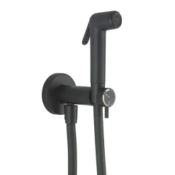 Crosswater MPRO Matt Black Integrated Douche Valve, Handset & Holder