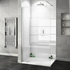 Victorian Plumbing Orion Gloss White Shower Wall Panel - 2400 X 1000mm