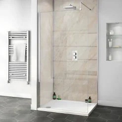 Victorian Plumbing Orion Pergamon Marble Shower Wall Panel - 2400 X 1000mm -Bostik Shop pvc2410pema d2