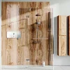 Victorian Plumbing Orion Rustic Oak Shower Wall Panel - 2400 X 1000mm -Bostik Shop pvc2410ro d2