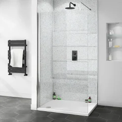 Victorian Plumbing Orion White Diamond Galaxy Shower Wall Panel - 2400 X 1000mm