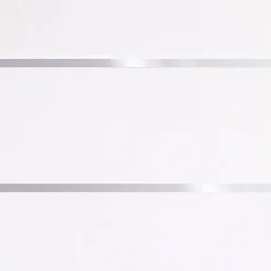 Victorian Plumbing Orion White Gloss Silver Embedded 2700x250x8mm PVC Shower Wall/Ceiling Panels