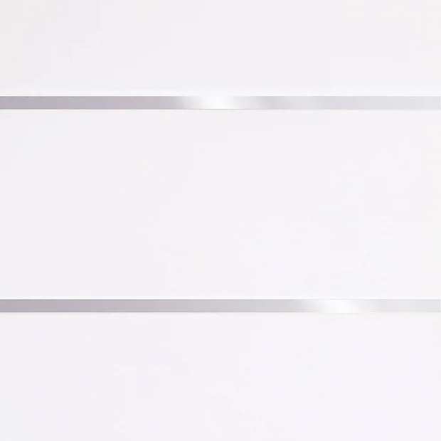 Victorian Plumbing Orion White Gloss Silver Embedded 2700x250x8mm PVC Shower Wall/Ceiling Panels 3 Victorian Plumbing Orion White Gloss Silver Embedded 2700x250x8mm PVC Shower Wall/Ceiling Panels