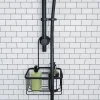 Croydex Matt Black Hook Over Shower Caddy -Bostik Shop qm260421 d3