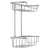 Croydex Shower Storage Basket Chrome - 2 Tier -Bostik Shop qm260541ai3