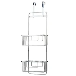 Croydex Hanging Double Storage Basket - Chrome Plated 9 Croydex Hanging Double Storage Basket - Chrome Plated -Bostik Shop qm261241ai1