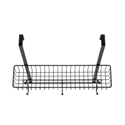 Croydex Matt Black Large Hook Over Shower Caddy -Bostik Shop qm262121 d1