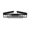 Croydex Matt Black Corner Shower Basket 1 Croydex Matt Black Corner Shower Basket -Bostik Shop qm775921 d3