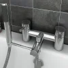 Cruze Bathroom Cruze Round Bath Shower Mixer Handset Holder Arm Chrome