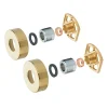 Arezzo Round Easy Fix Bar Shower Fixing Bracket Brushed Brass 2 Arezzo Round Easy Fix Bar Shower Fixing Bracket Brushed Brass -Bostik Shop rdefkbb lrg