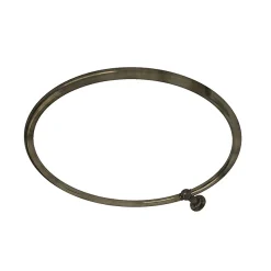 Chatsworth Traditional 800mm Diameter Antique Brass Circular Shower Curtain Rail