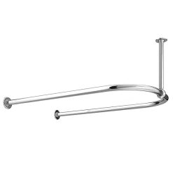 Front Page 6 Chatsworth Traditional 1200 X 700mm Chrome U Shaped Shower Curtain Rail