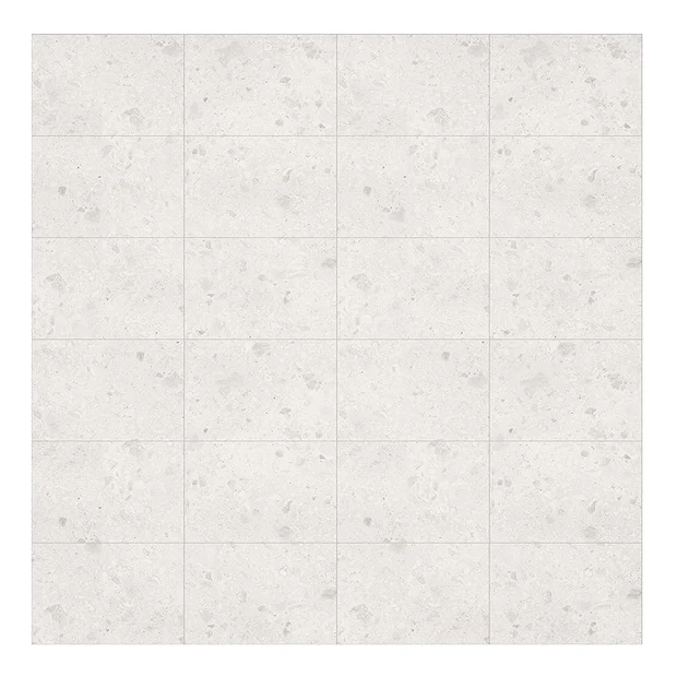 Multipanel Tile Effect White Terrazzo H2400 X W598mm Bathroom Wall Panel - Hydrolock Tongue And Groove 5 Multipanel Tile Effect White Terrazzo H2400 X W598mm Bathroom Wall Panel - Hydrolock Tongue And Groove - Image 3